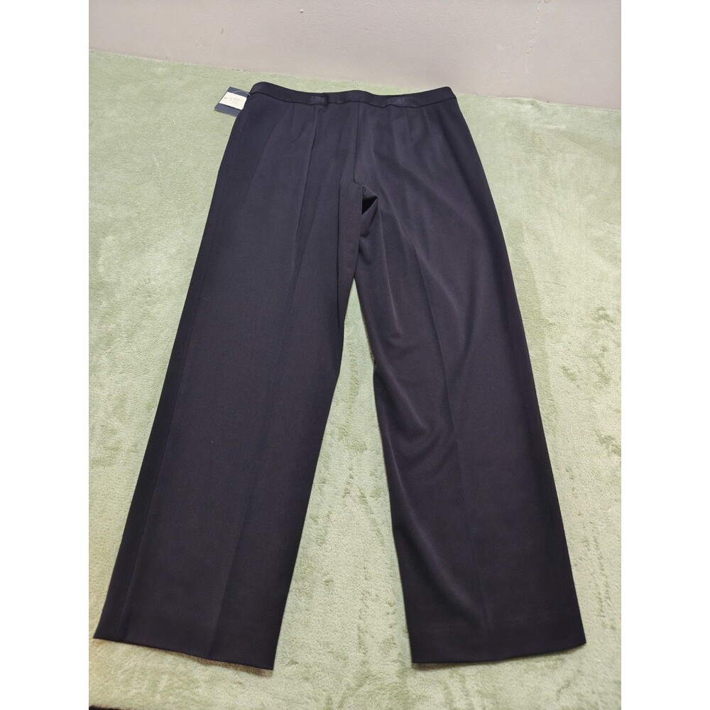 Liz Claiborne Audra Womens NWT Size 16 Black Dress Pants Trousers Stretch